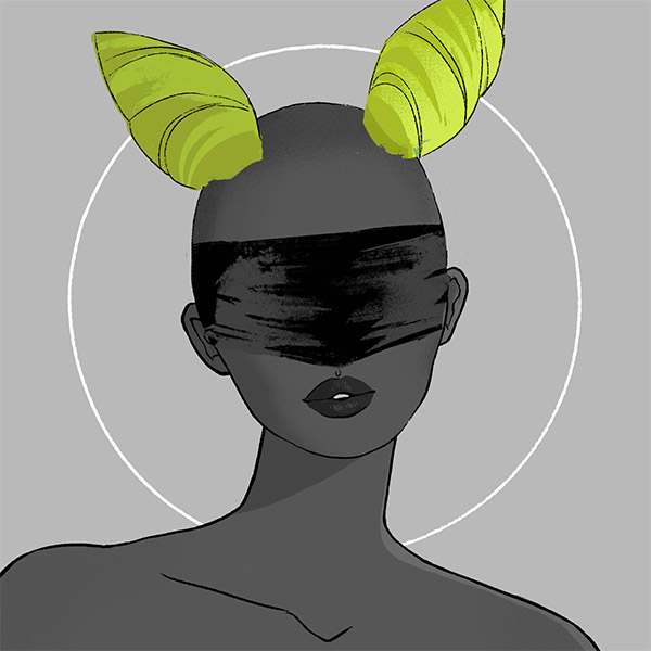 a dark-lady hair-middle fit for a witch